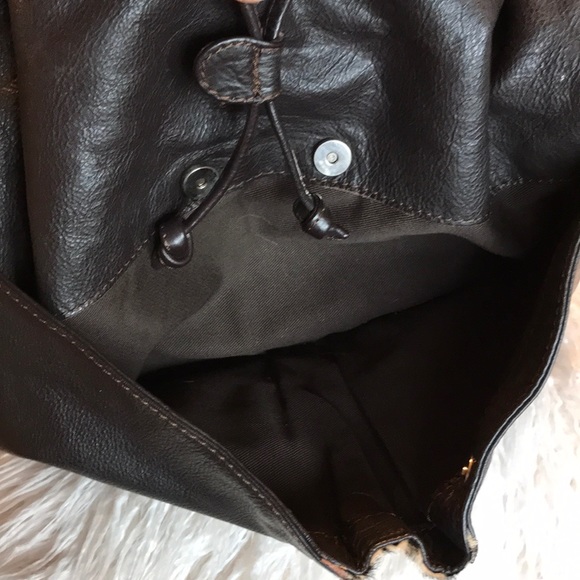 Quality Leather Backpack (Brown) - Picture 7 of 7